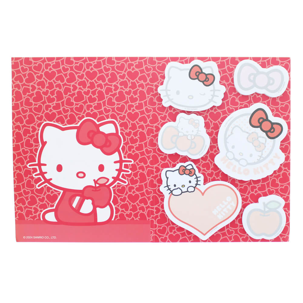 HELLO KITTY HEARTS & BOWS STICKY NOTES SET