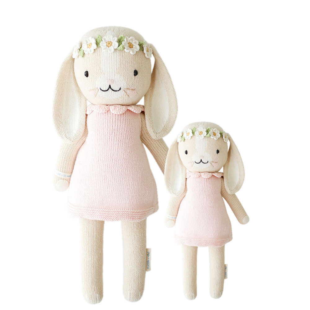 Cuddle + Kind Little Hannah The Bunny 13" - Blush