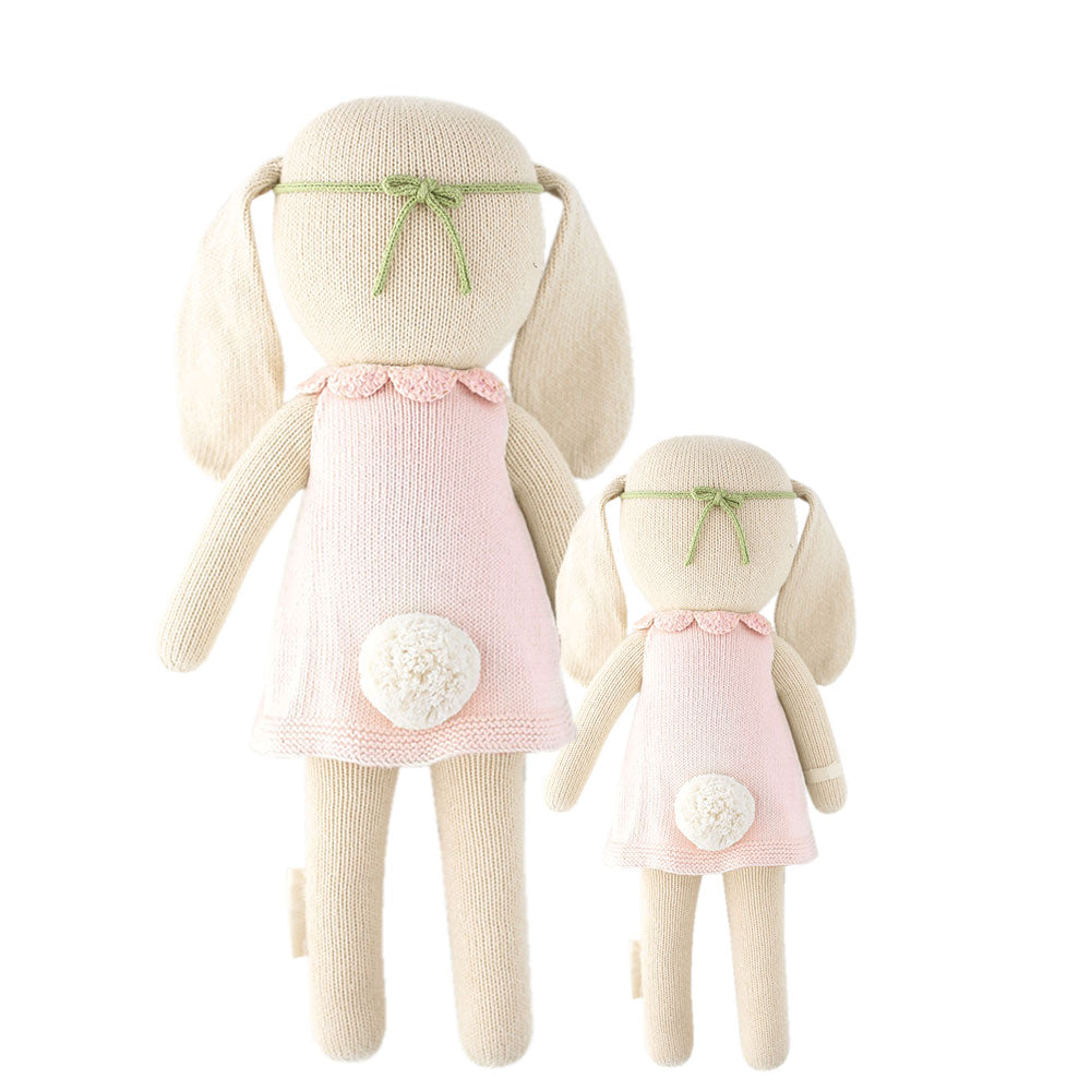Cuddle + Kind Little Hannah The Bunny 13" - Blush