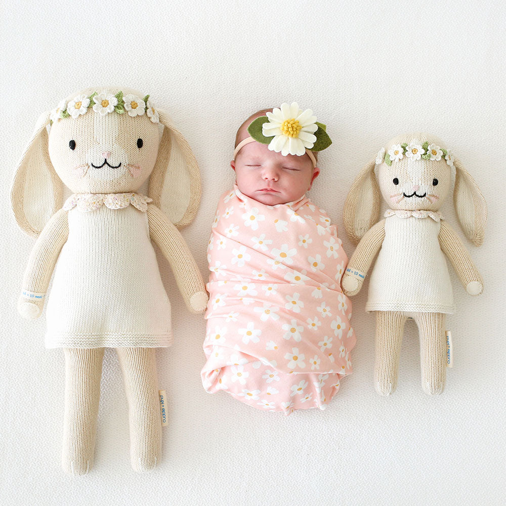 Cuddle + Kind Regular Hannah The Bunny - Ivory 20" | Serenity Kids