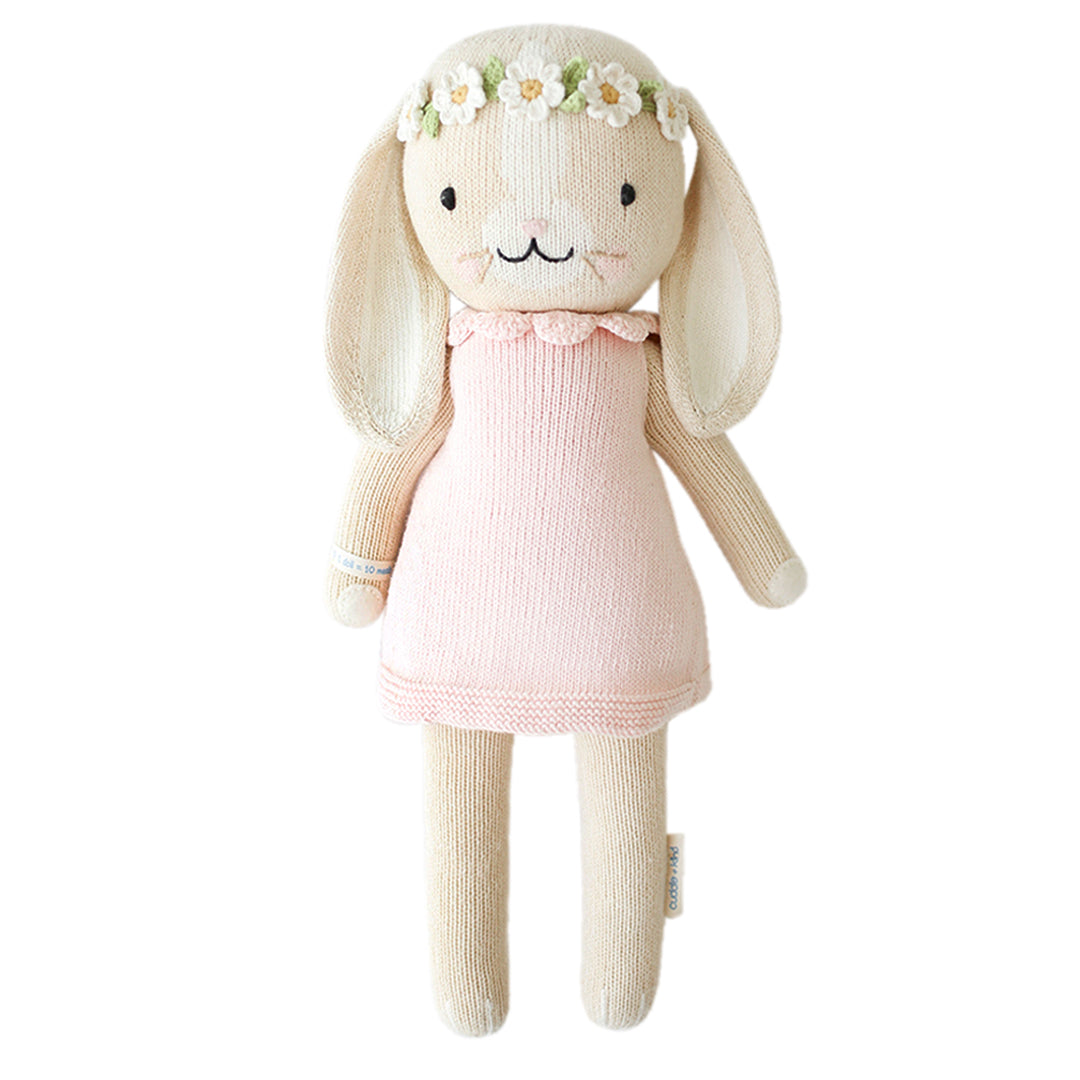 Cuddle + Kind Little Hannah The Bunny 13" - Blush