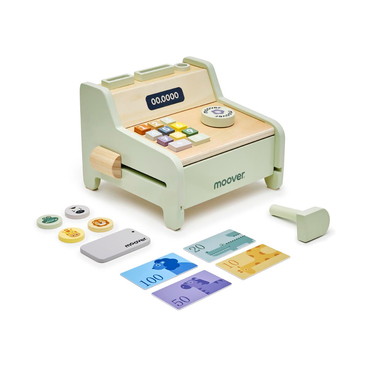 Moover Wooden Toy Cash Register