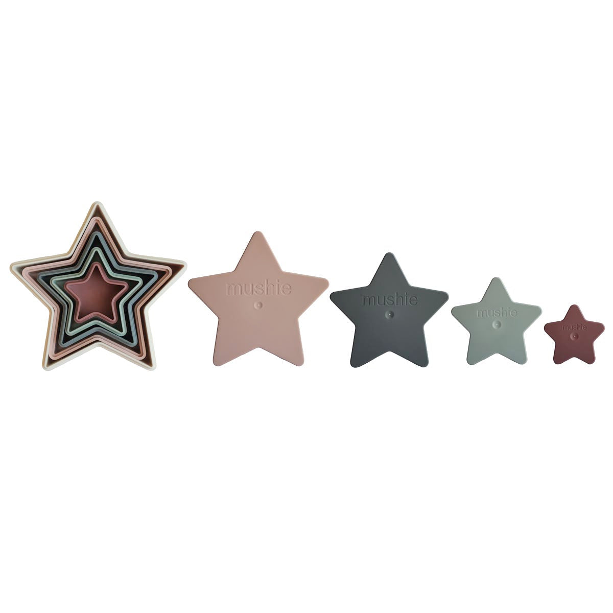 Mushie Nesting Star Playset