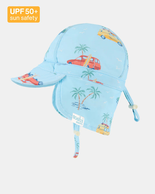 Toshi Swim Flap Cap Paradise - Swell Seeker Sky