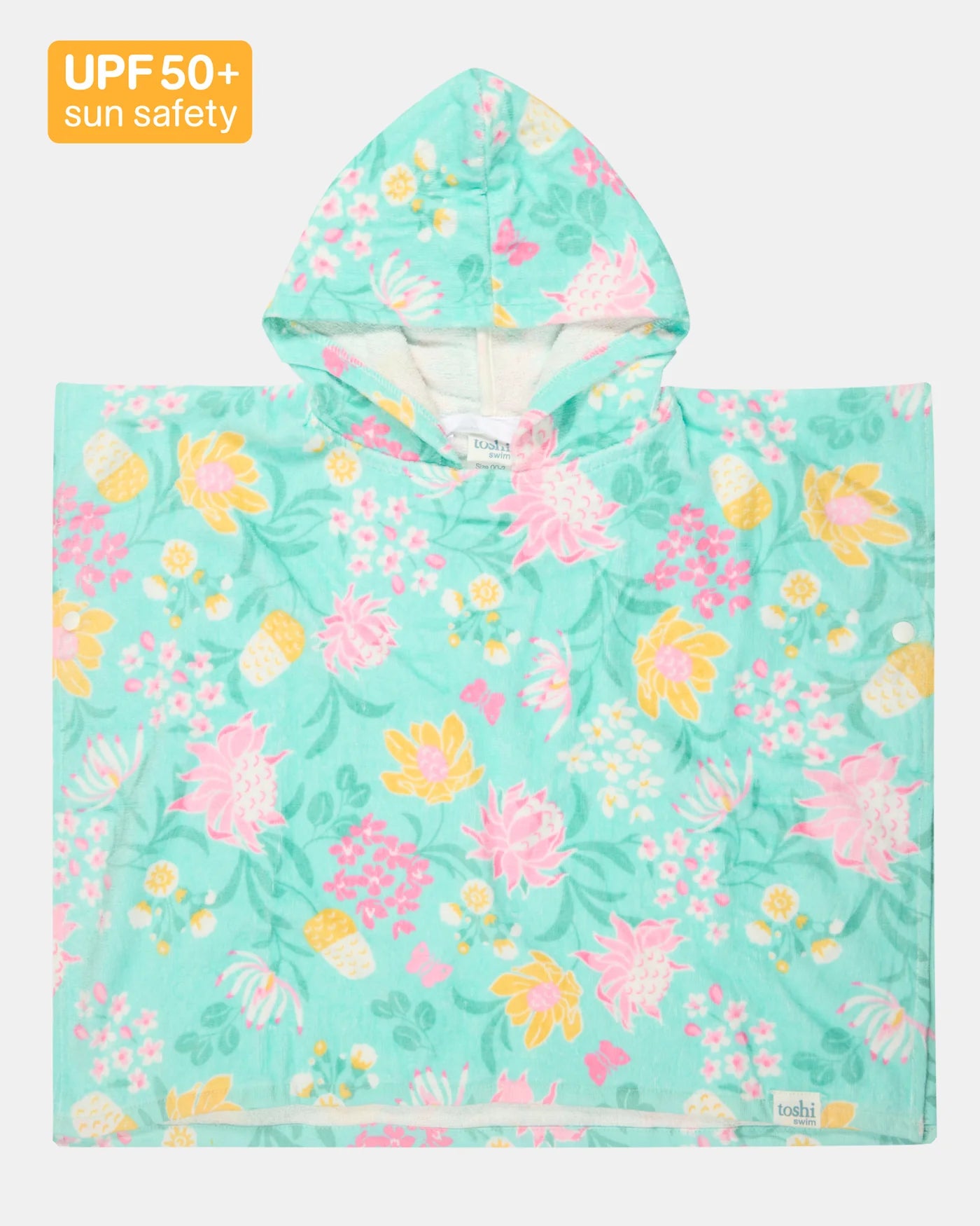 Toshi Hooded Towel Paradise - Waratah Mint