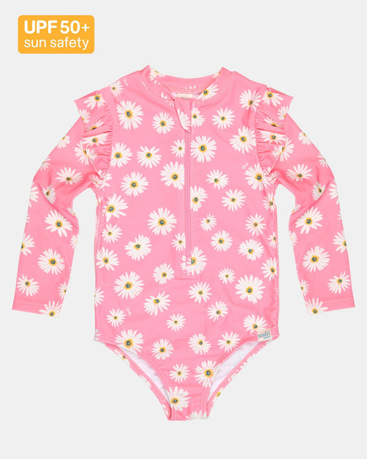 Toshi Swim Bodysuit Sunflower Daisy - Size 3