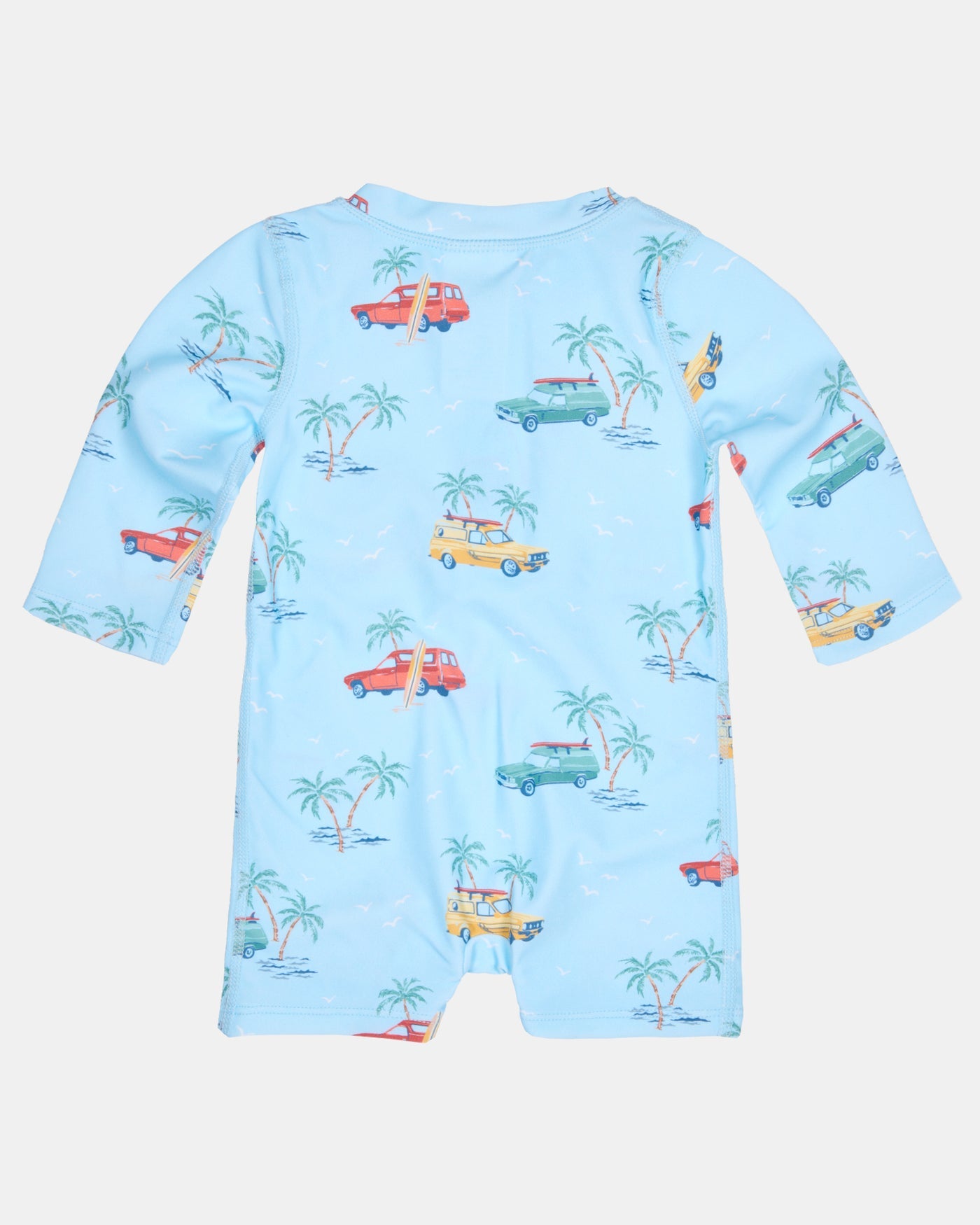 Toshi Swim Onesie L/S Splash - Swell Seekers Sky