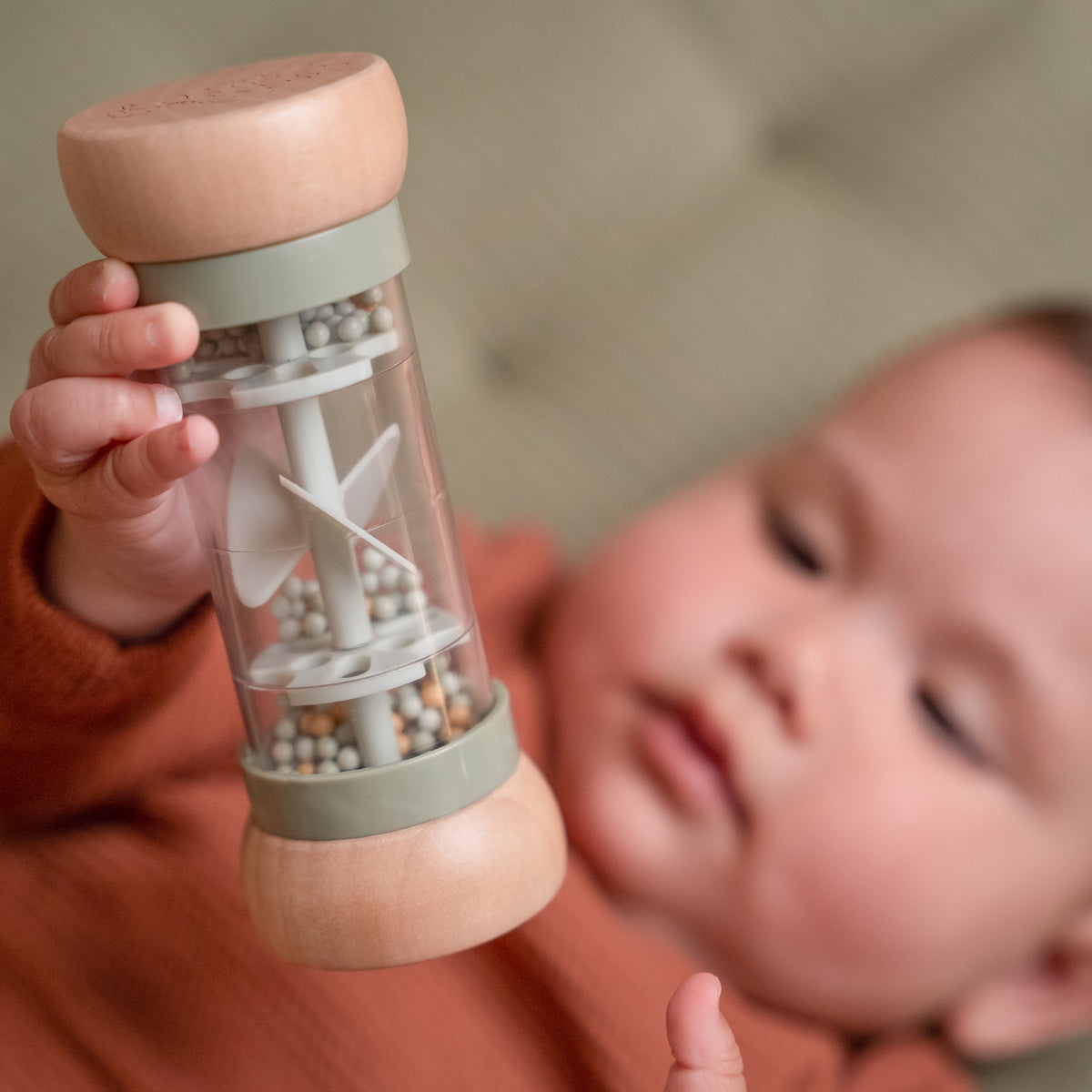 Little Dutch Little Farm Rain Maker Rattle