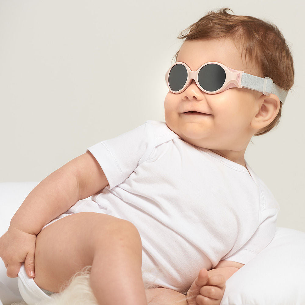 Beaba Glee Baby Clip Strap Sunglasses - Pink 0-9 Months