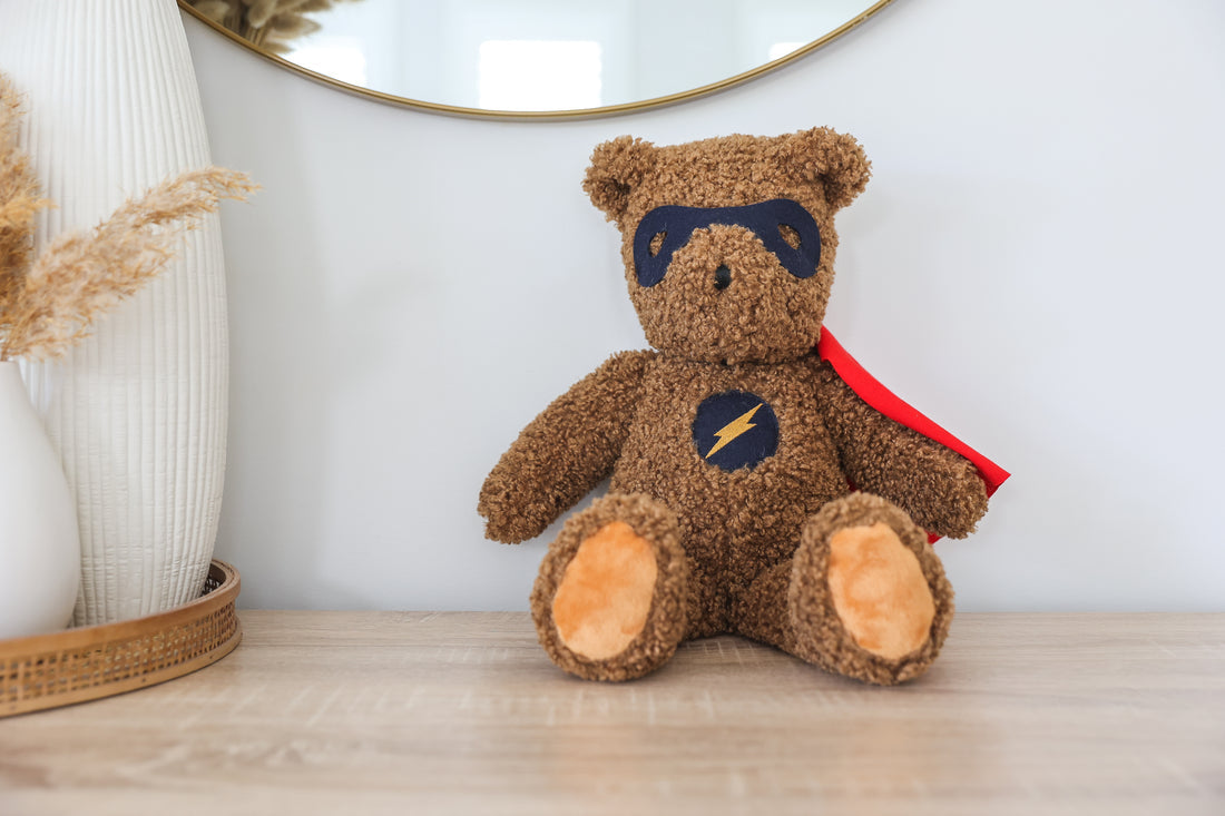 Alimrose Baby Superhero Ted 29cm