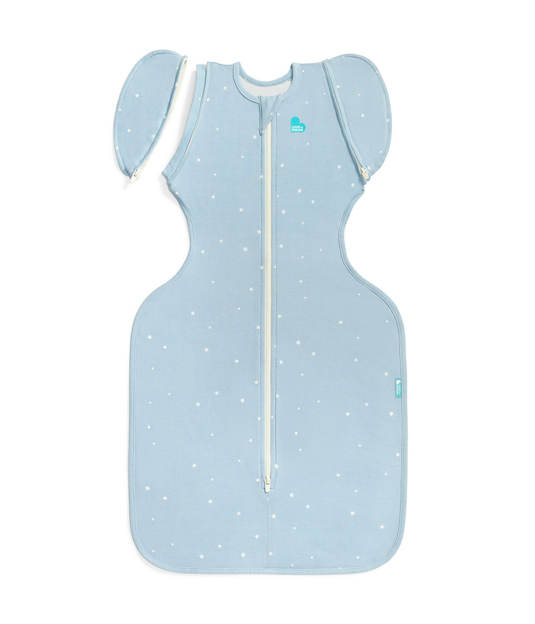 Love 2 Dream Swaddle Up™ Transition Bag 1.0 TOG
20-24˚C - Twinkle Powder Blue
