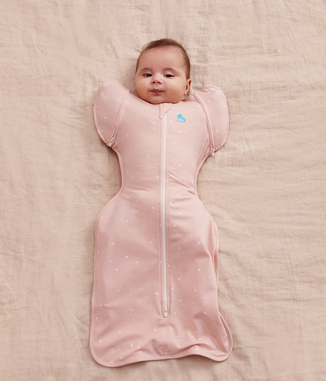 Love 2 Dream Swaddle Up™ Transition Bag 1.0 TOG
20-24˚C - Twinkle Powder Pink