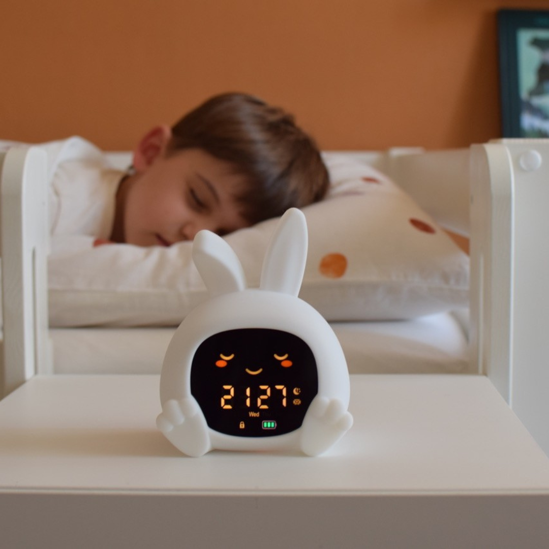 ZAZU Sleep Trainer Clock - Sarah the Rabbit