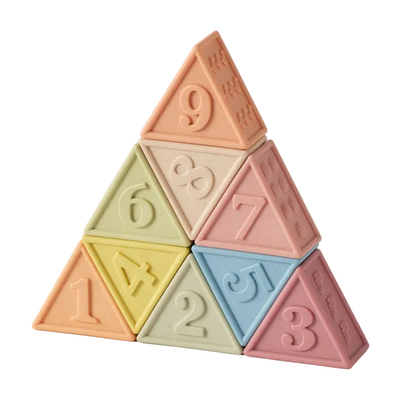 Jiggle & Giggle Eco-Friendly Triangle Counting Stacker