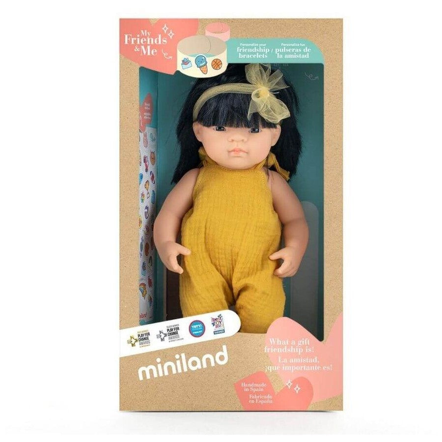 Miniland -Mf&M Baby Doll Asian Girl 38Cm