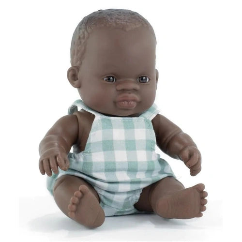 Miniland - My Friends & Me - Baby Doll African Boy 21cm