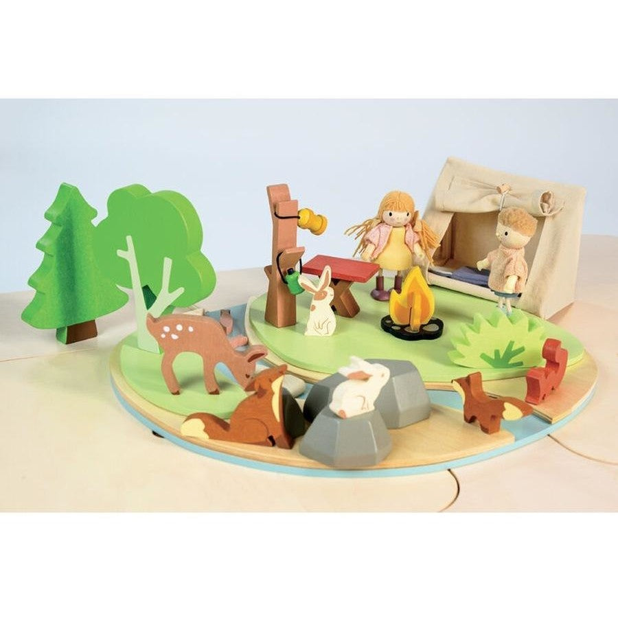 Tender Leaf Toys Wildlife Camping Playset
