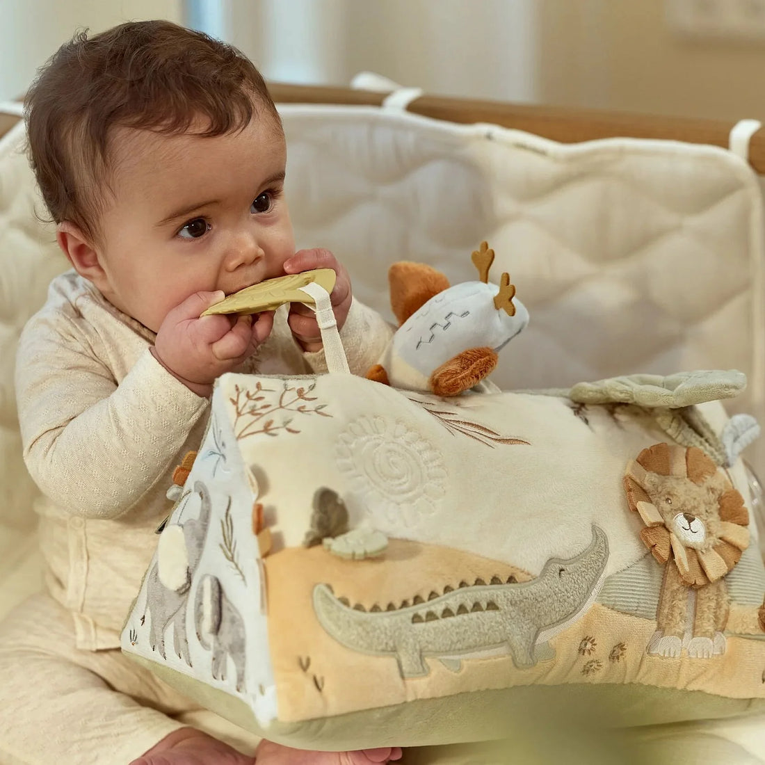 Little Dutch - Safari Friends Activity Triangle Baby Toy
