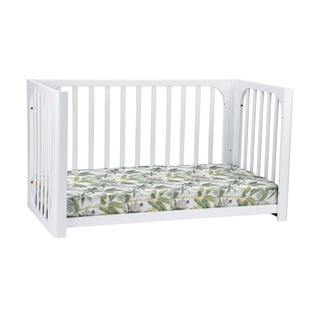 COCOON Vibe White including an Australian made Inner Spring mattress & Toddler bed rail