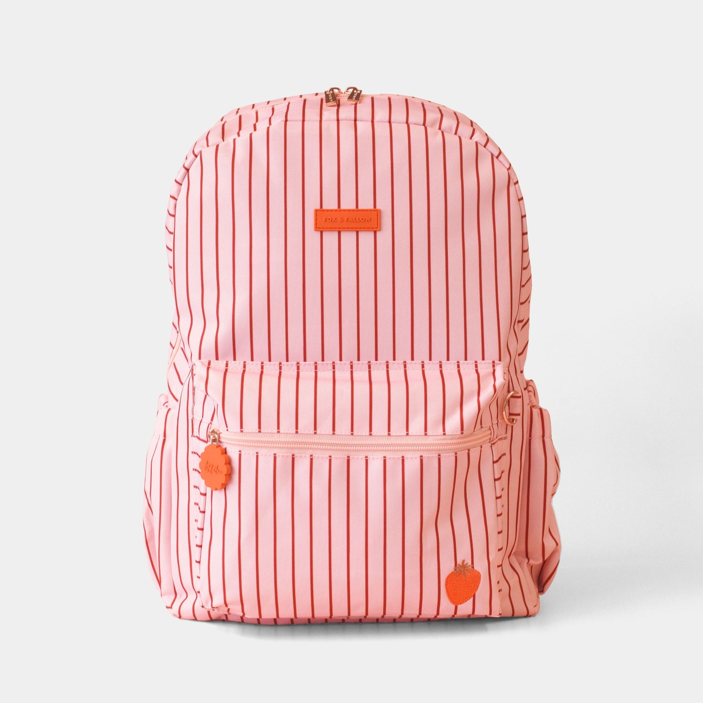 Fox & Fallow Strawberry Stripe Backpack