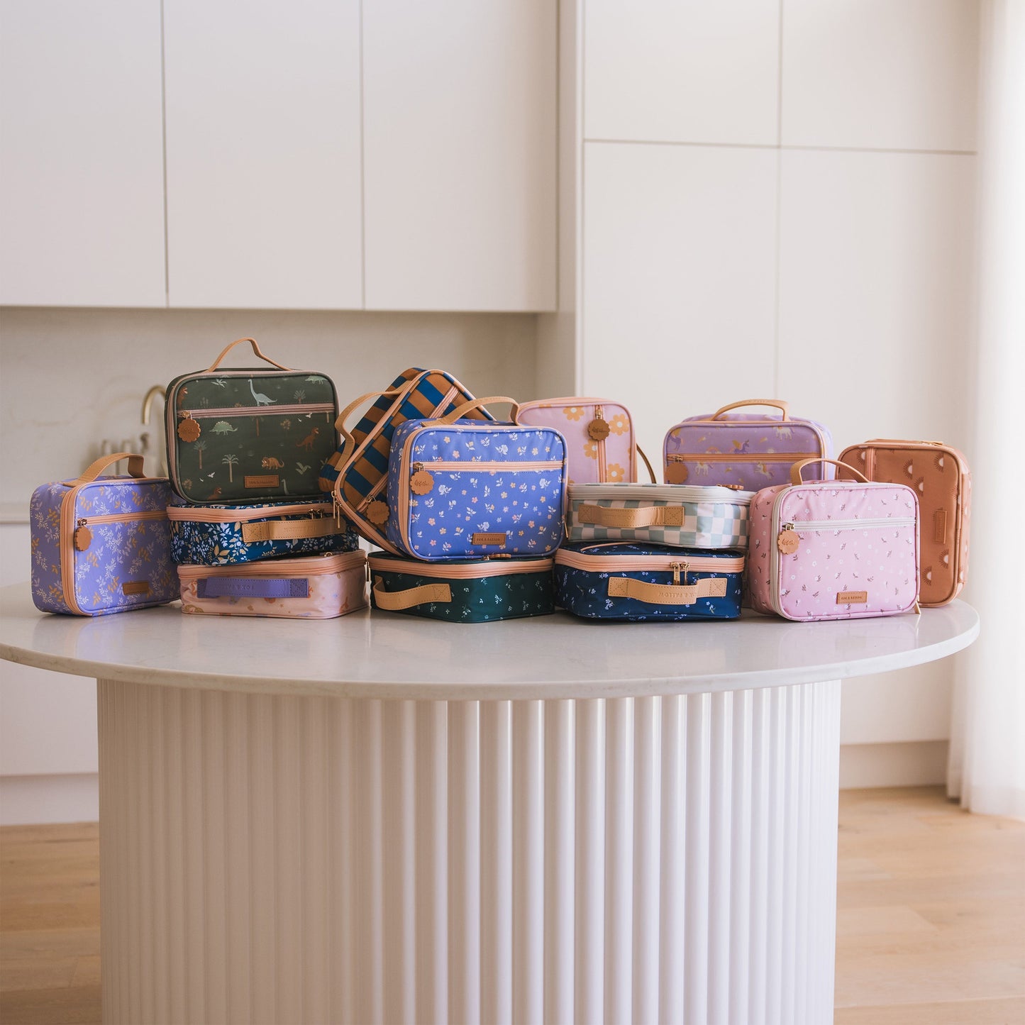 Fox & Fellow Dusty Roses Mini Lunch Bag