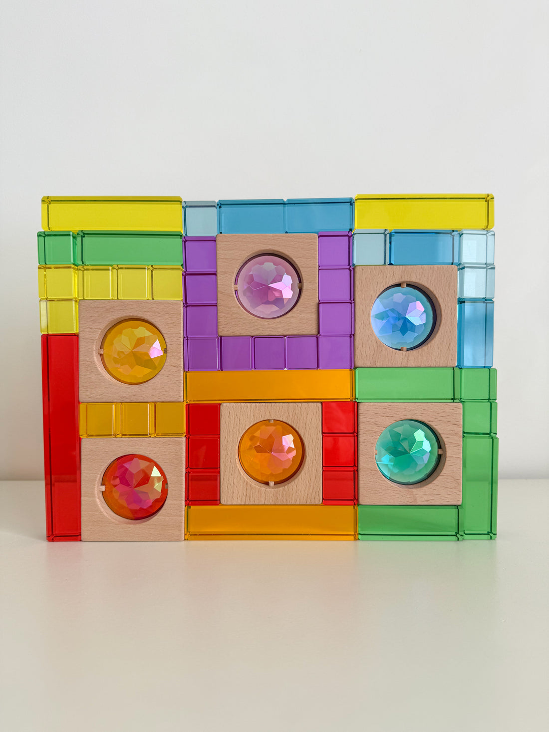 My Little Creator Jumbo Gem Blocks (Rainbow 6 pieces)