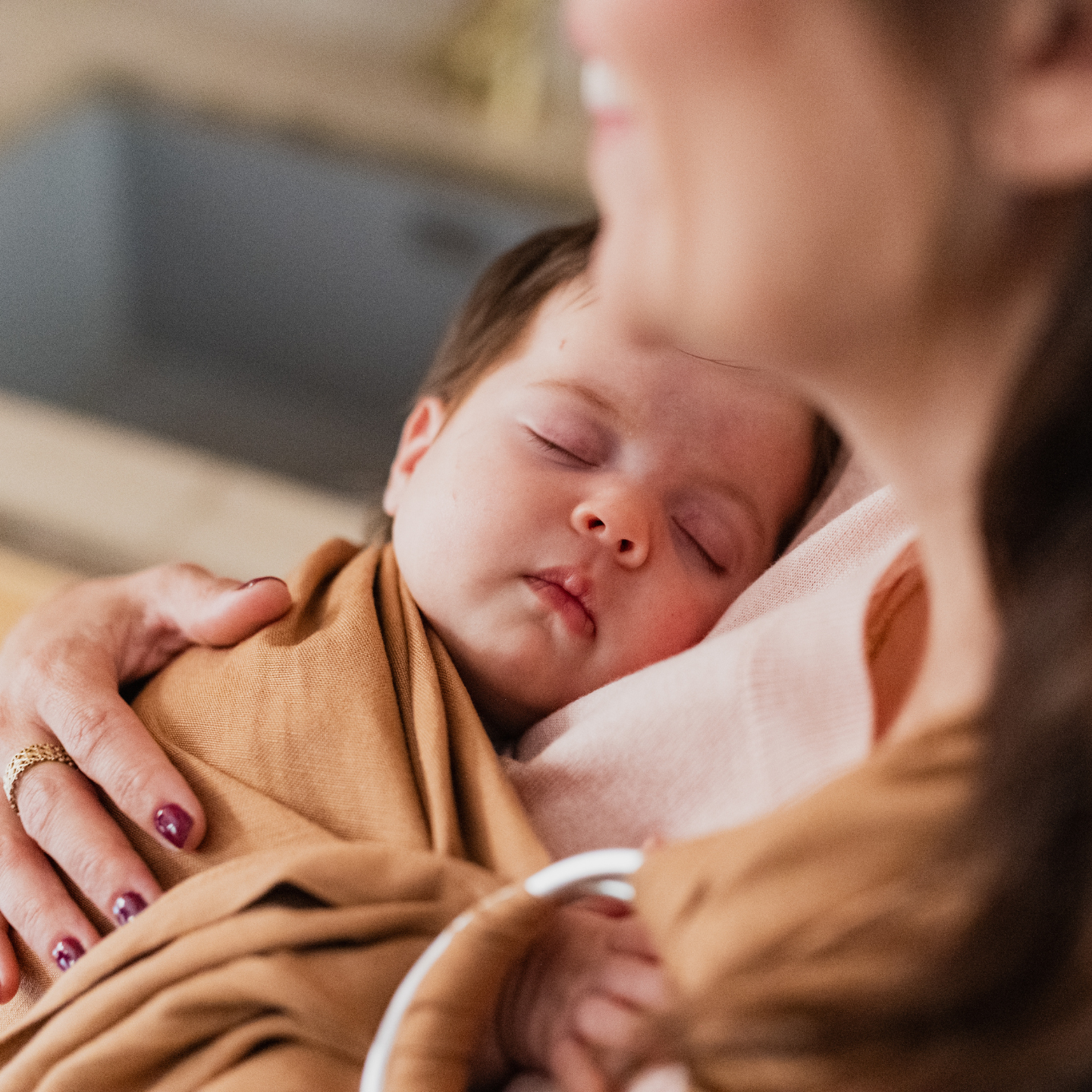 Boba Ring Sling Linen Carrier - Rye