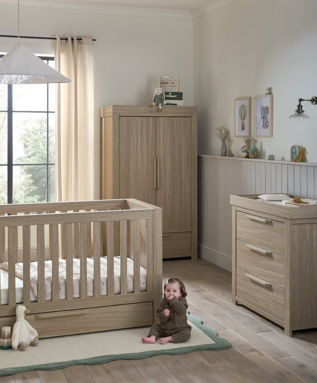 Mamas & Papas Franklin Dresser Changer – Natural Oak