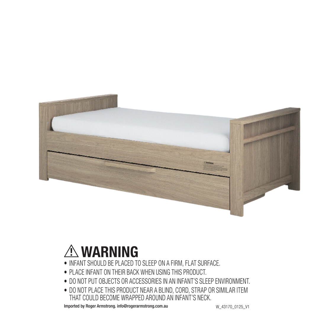 Mamas & Papas Franklin Cotbed – Natural Oak