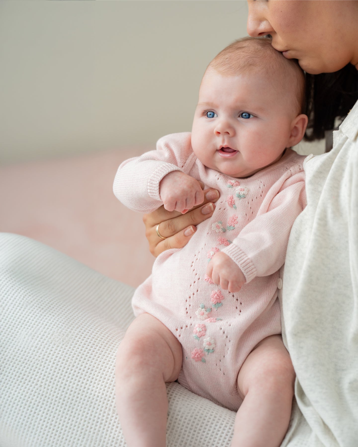 Bébé by Minihaha WINNIE ORGANIC KNITTED LS BODYSUIT