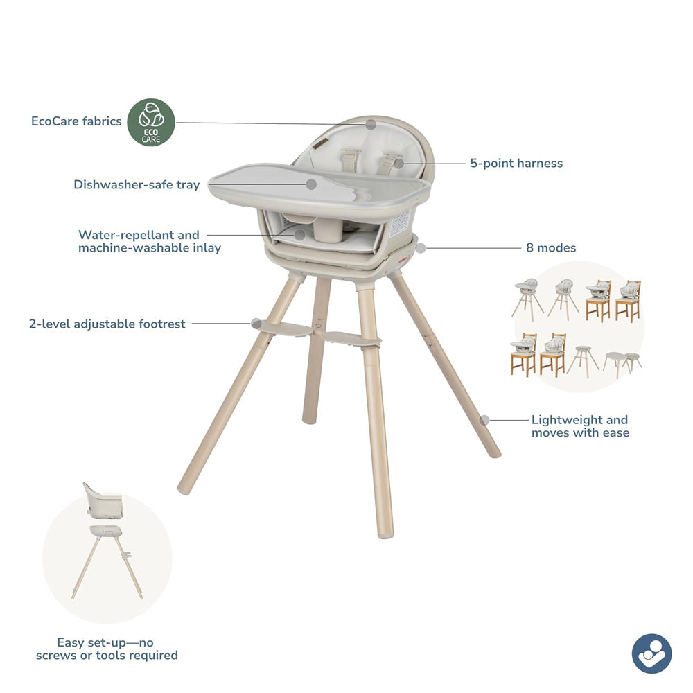 Maxi-Cosi Moa Highchair - Classic Oat