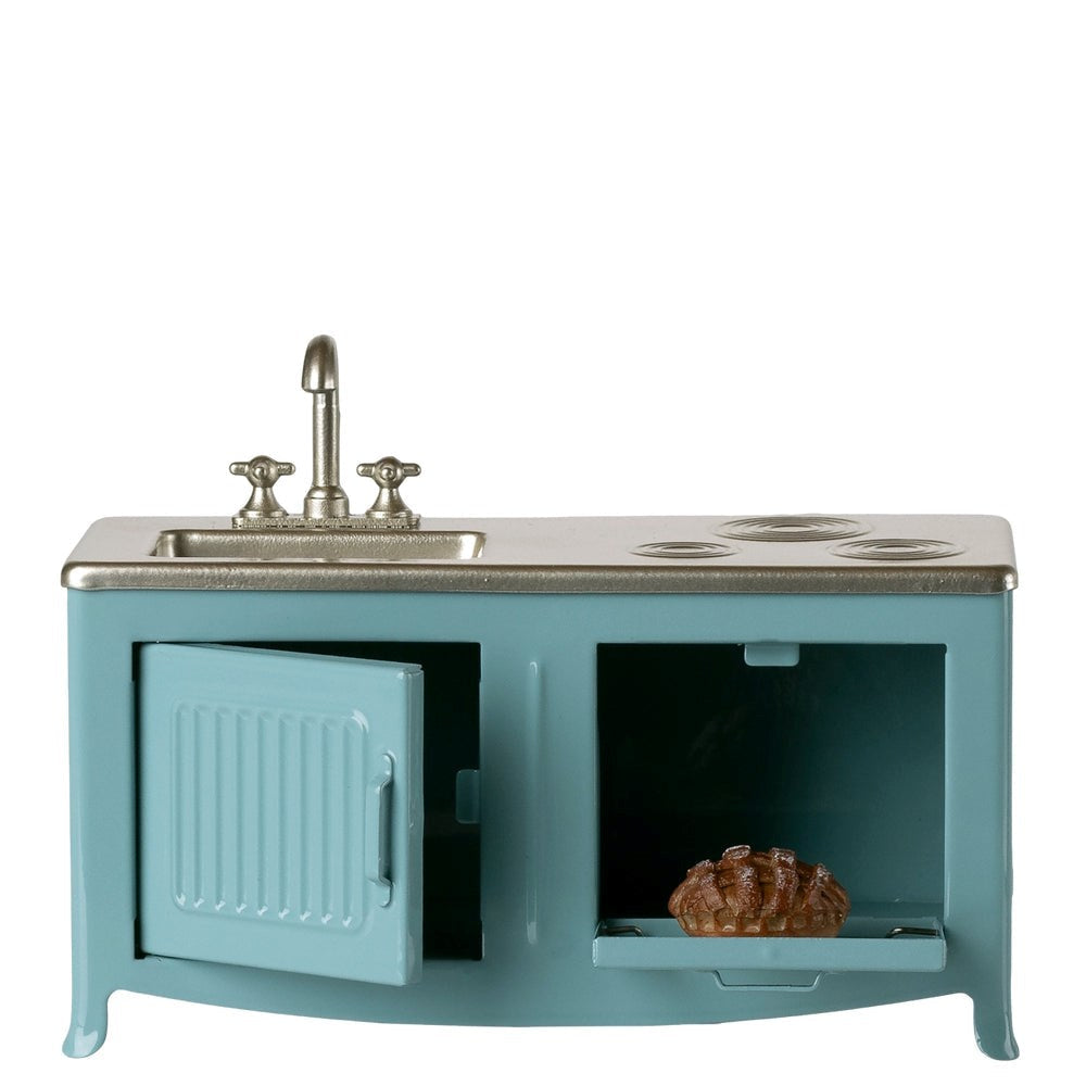 Maileg Kitchen Mouse Size Blue