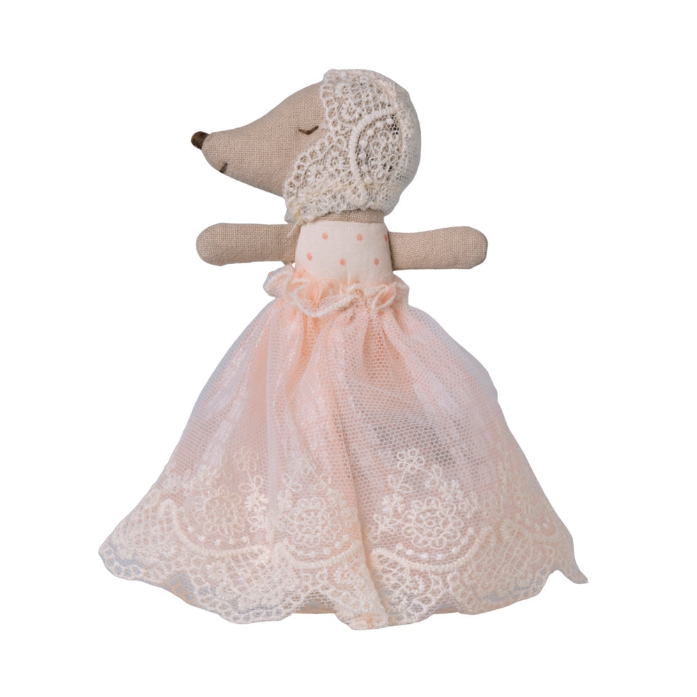Maileg Baby Mouse in
Gown - Powder