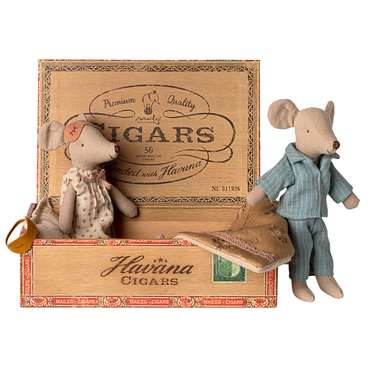 Maileg Grandma and Grandpa Mice in Box