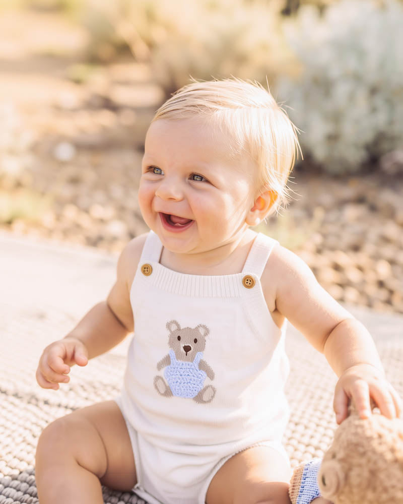 BeBe By Minihaha BRADY ORGANIC KNITTED
BEAR BODYSUIT