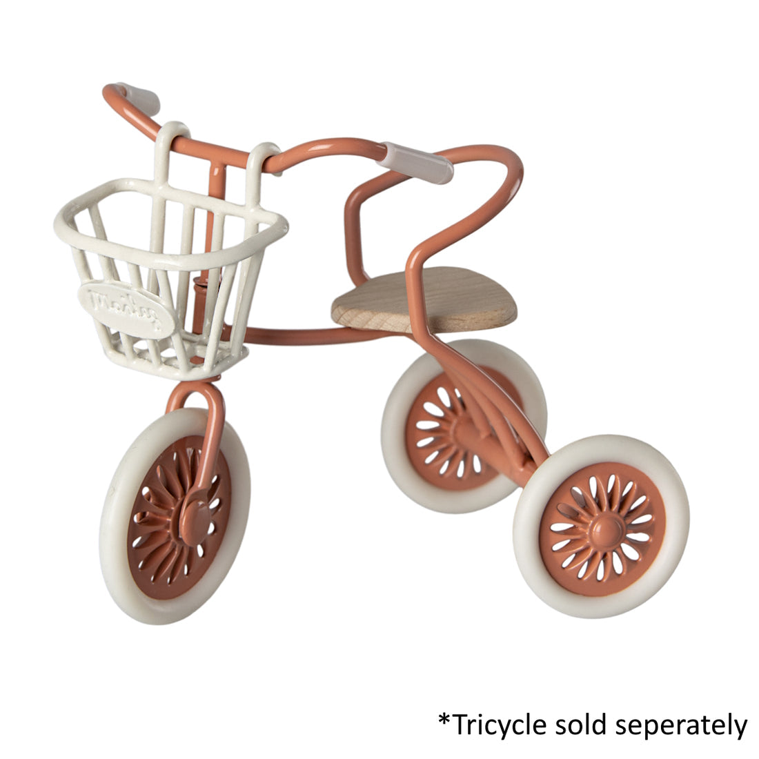Maileg Tricycle Basket Mouse Size