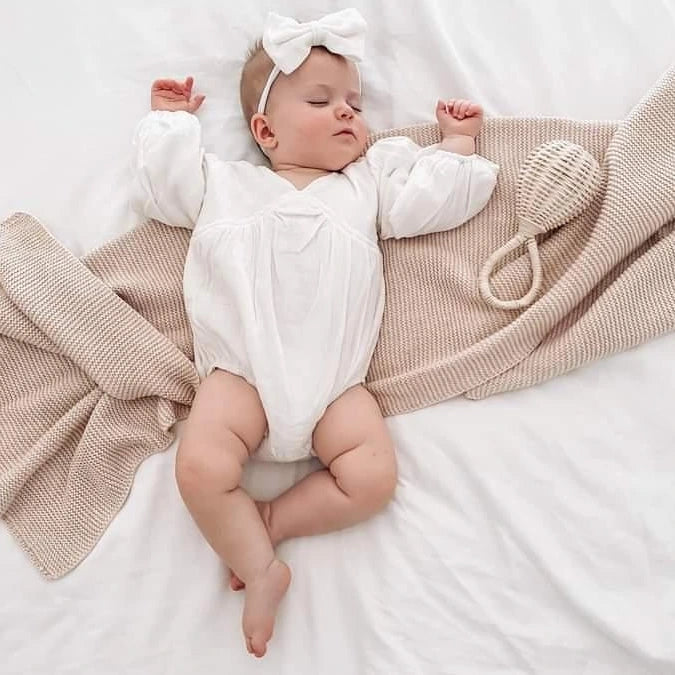 Rain Drop Baby Rattan Rattle | Serenity Kids ™️ - Serenity Kids