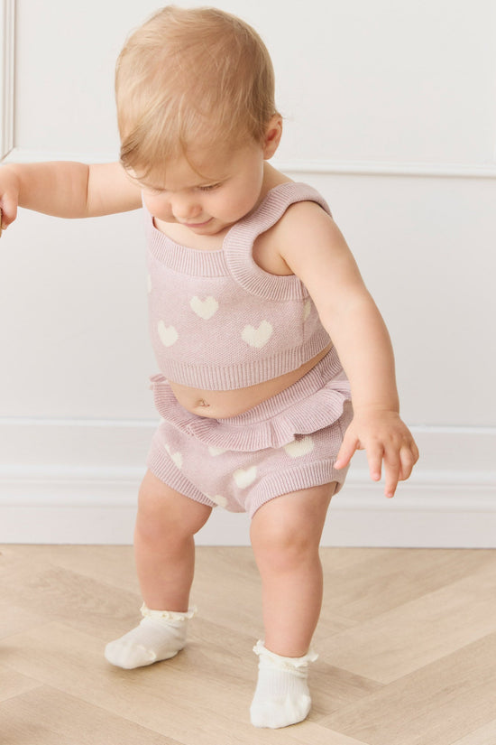 Jamie Kay - Molly Bloomer - Heart Jacquard Ballerina Marle