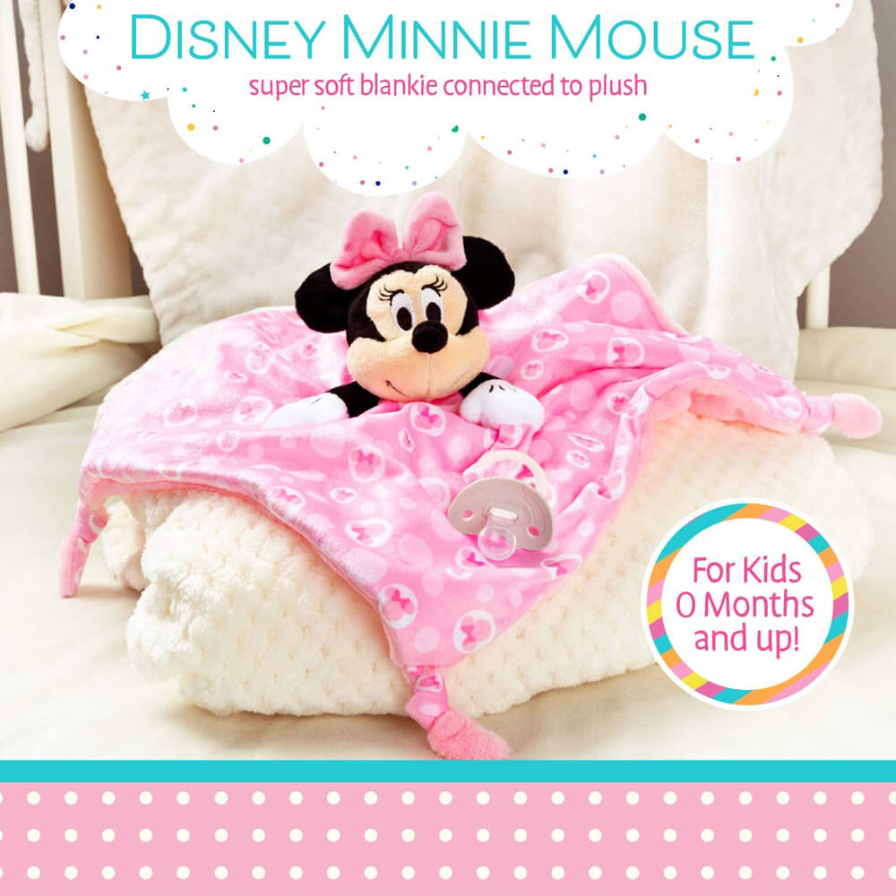 MINNIE MOUSE KNOTTED SNUGGLE BLANKET