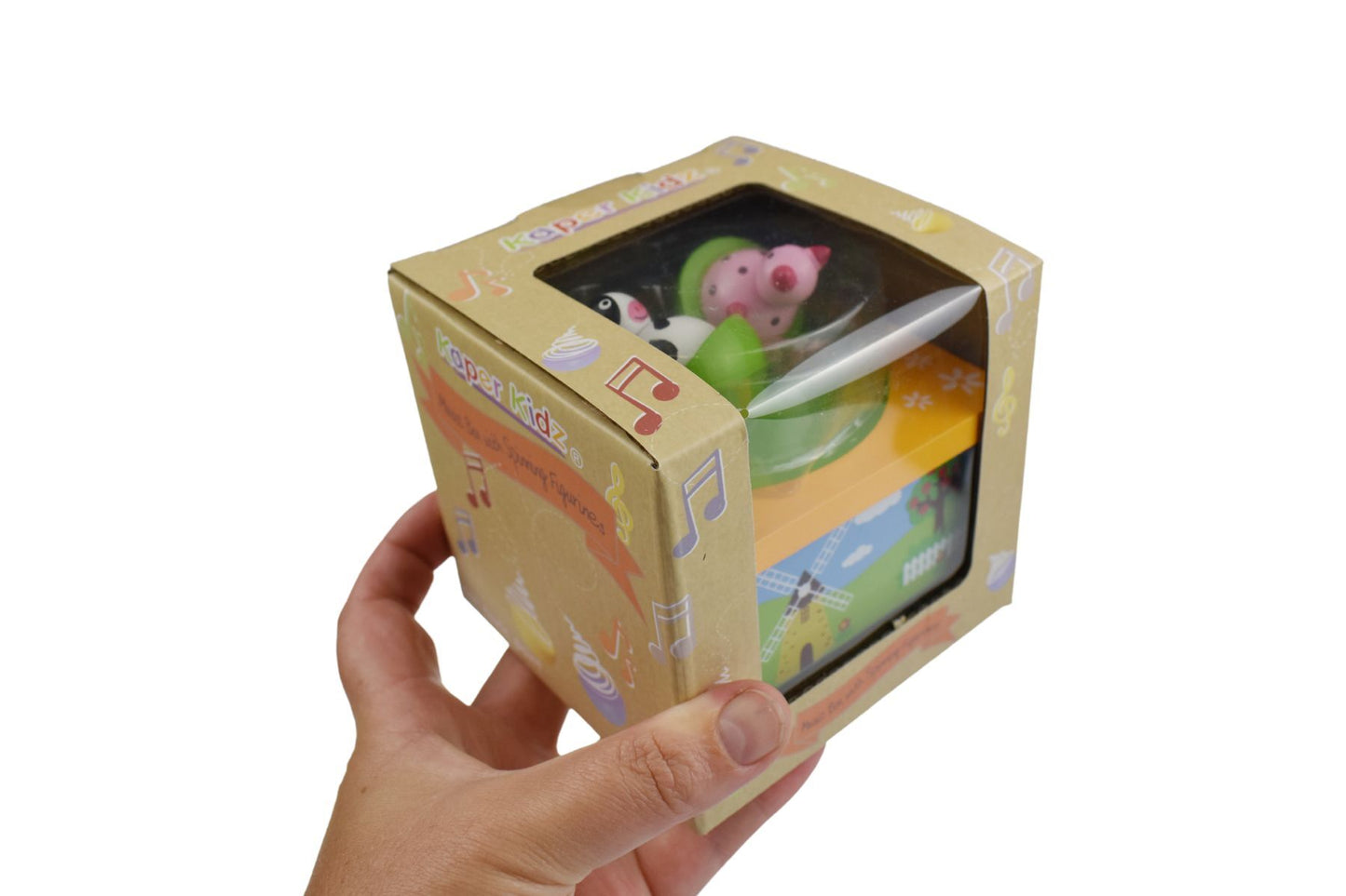 Farm Wooden Music Box