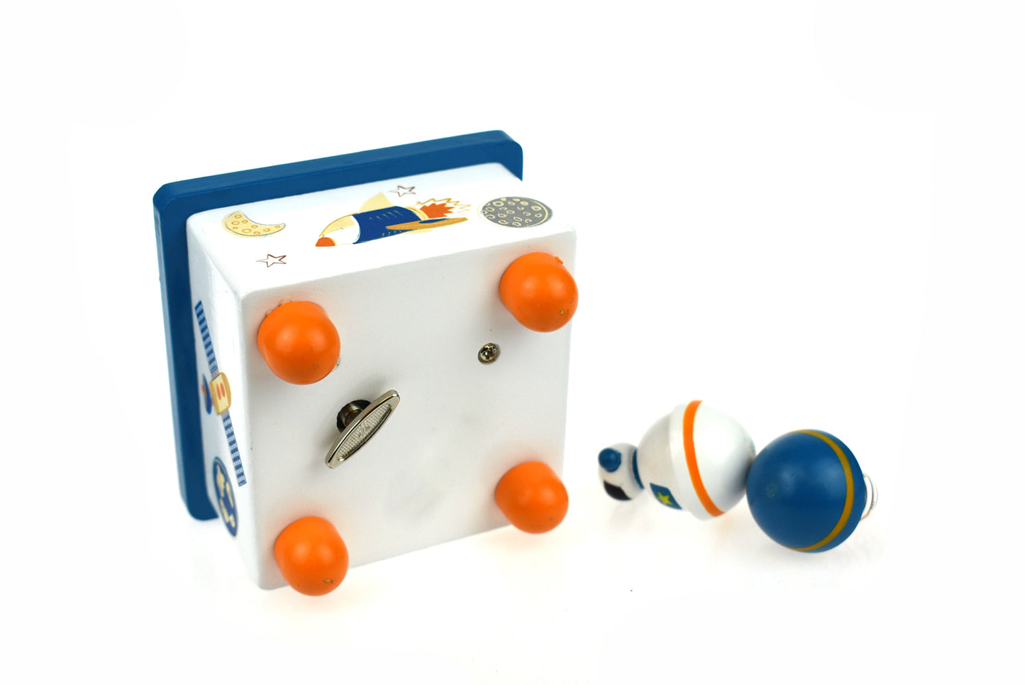 Rocket Wooden Music Box