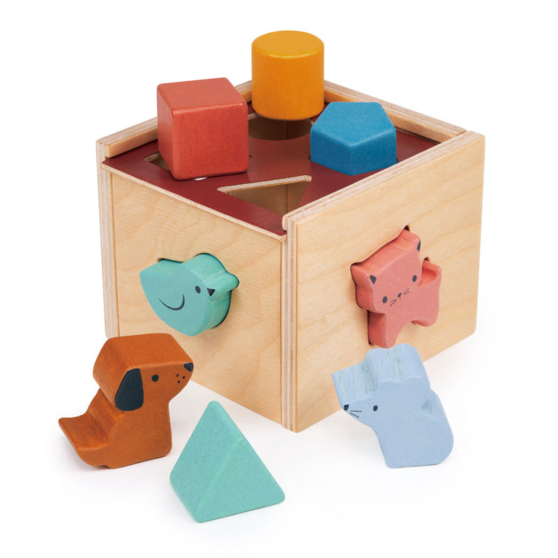 Wooden Bambino Shape Sorting Cube