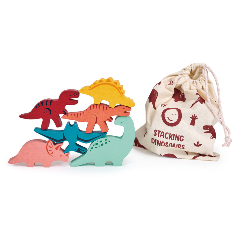 Mentari - Happy Stacking Dinosaurs Set & Bag