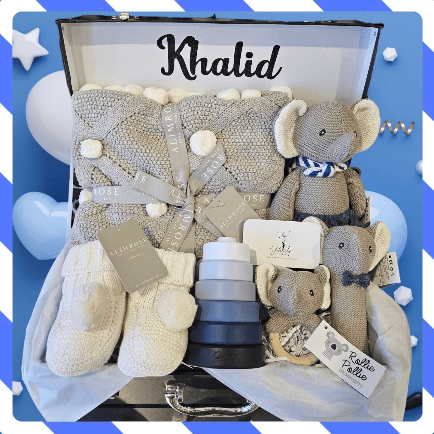 Rollie Pollie - Eddie The Elephant Baby Toy | Serenity Kids - Serenity Kids