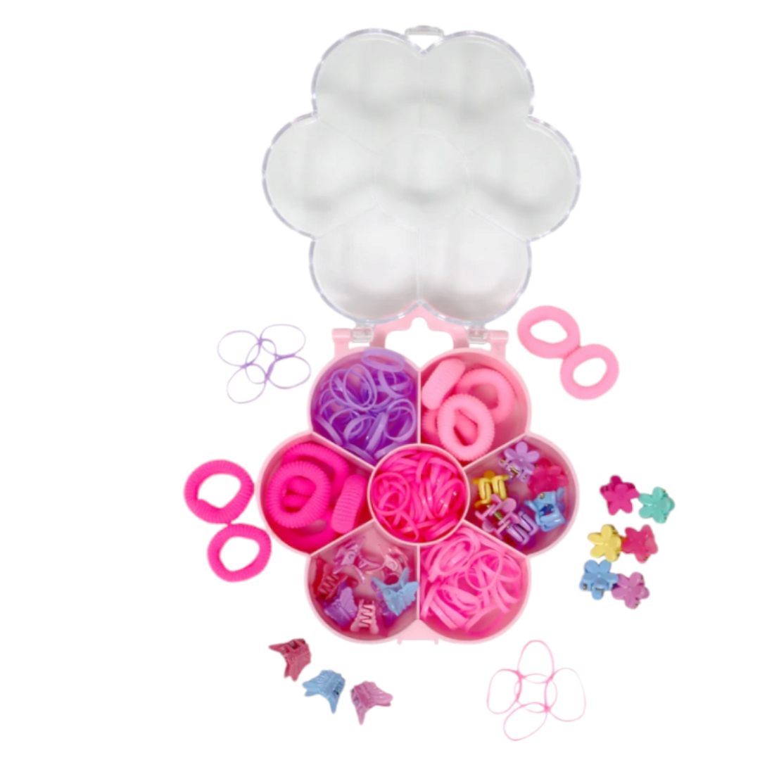 Pink Poppy Flower Hair Accessory Set