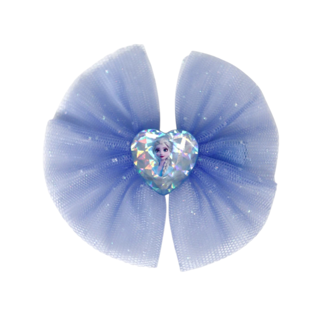 Pink Poppy - Disney Frozen Elsa Glitter Heart Hair Elastic