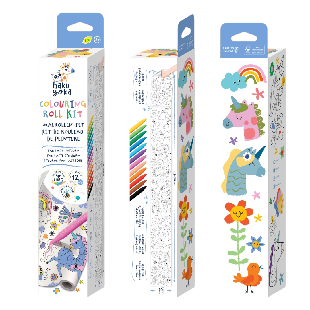 Colouring Roll Kit - Fantasy Unicorn