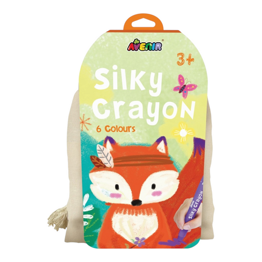 Silky Crayons In Canvas Bag - Fox