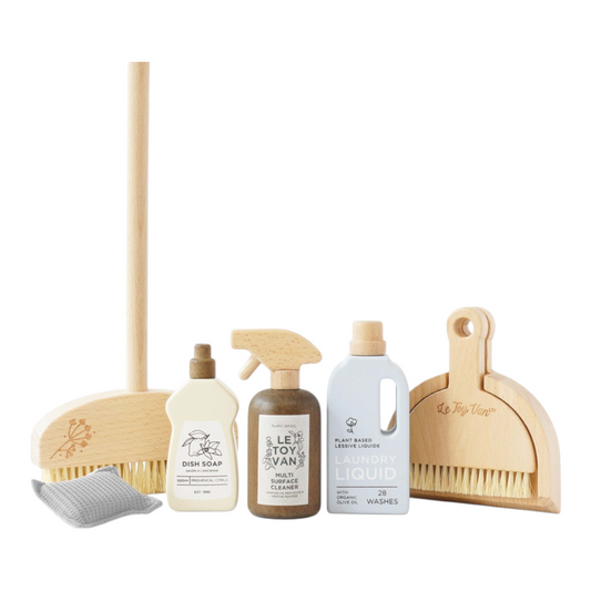 Le Toy Van - Eco-friendly Wooden Cleaning Playset