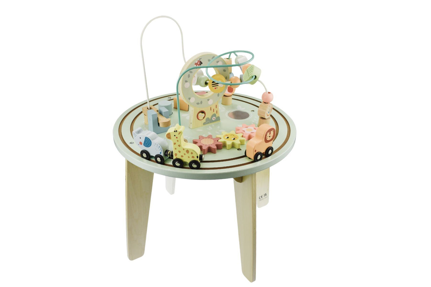 MY FOREST FRIENDS WOODEN ROUND ACTIVITY TABLE TOY